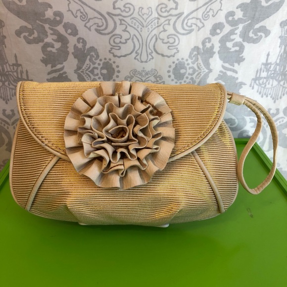 Loeffler Randall for Target Gold and White Purse - Picture 3 of 9